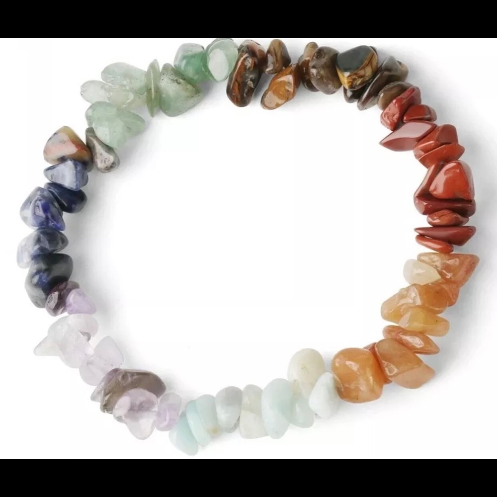 7 Chakra Women Bracelet Healing Crystal Stone